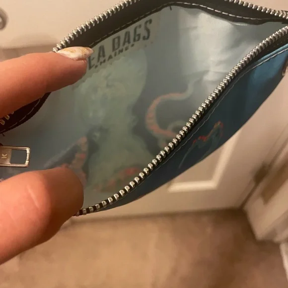 Sea Bags of Maine Watercolor Octopus Crossbody Bag - Picture 5 of 5